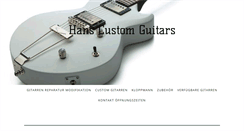 Desktop Screenshot of hansguitars.com